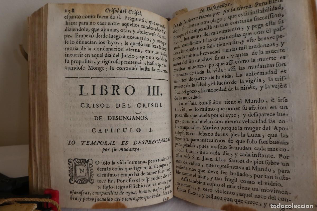 Libros de segunda mano: CRISOL DEL CRISOL DE DESENGA&Ntilde;OS. (1727) - Foto 7