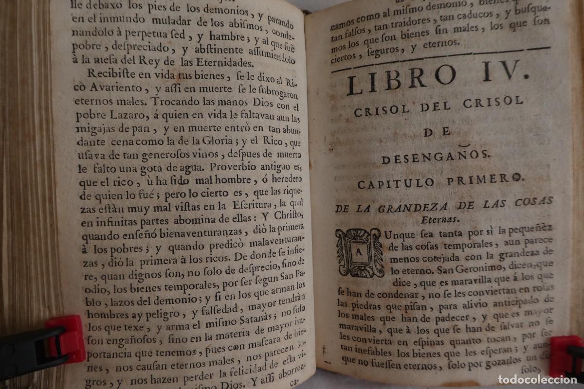 Libros de segunda mano: CRISOL DEL CRISOL DE DESENGA&Ntilde;OS. (1727) - Foto 8