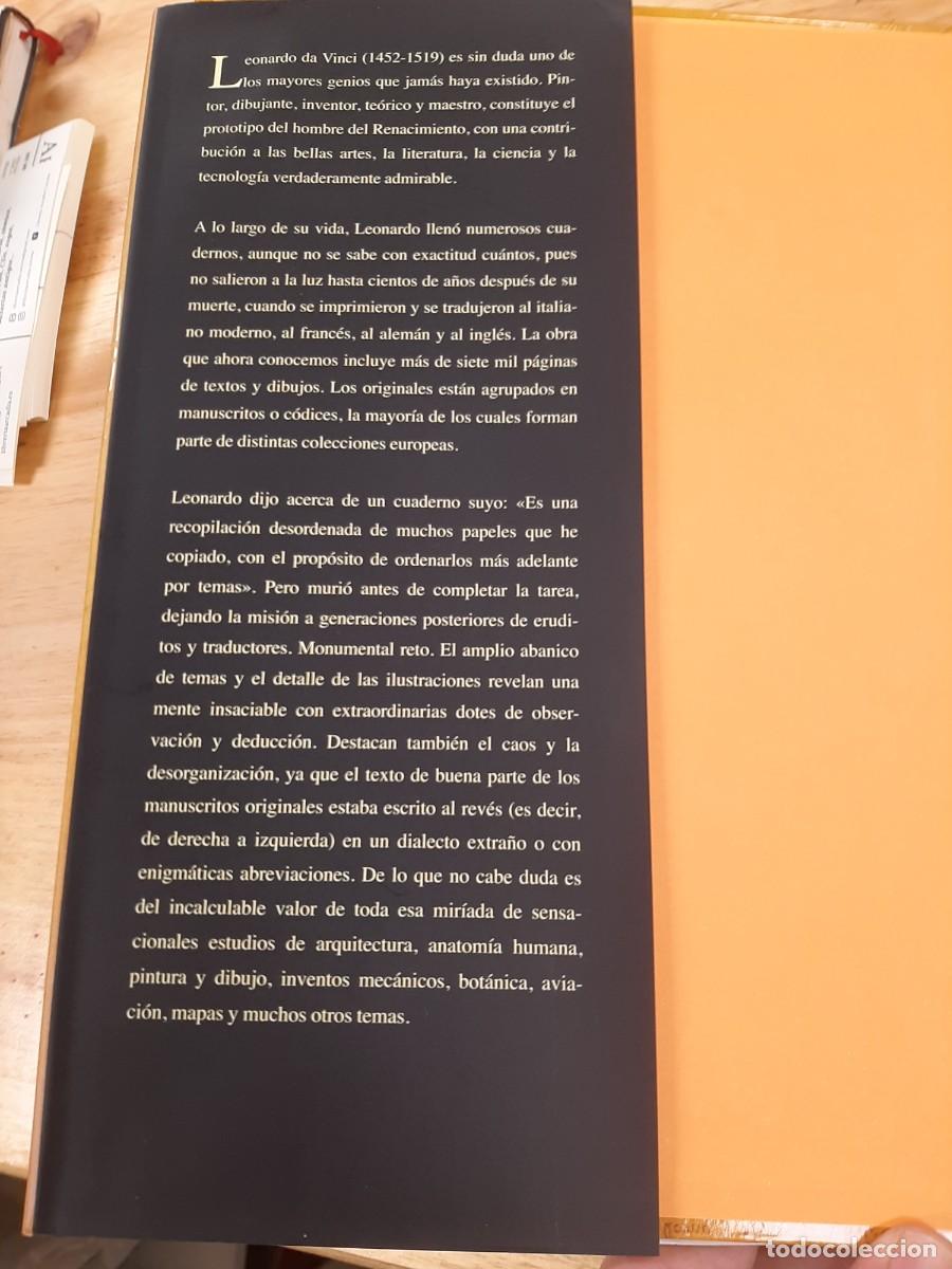 Libros de segunda mano: Leonardo da Vinci, Cuadernos - H. Anna Suh - Foto 4