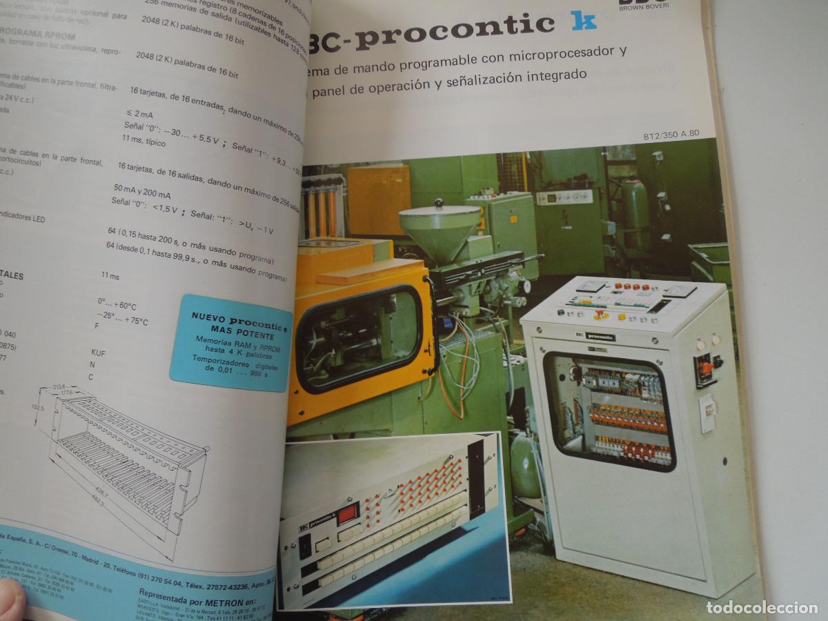 Libros de segunda mano: SISTEMA DE MANDO PROGRAMABLE - PROCONTIC B - BBC - BROWN BOVERI Y Y SISTEMA ELECTRONICO -BBC SIGMA - Foto 4