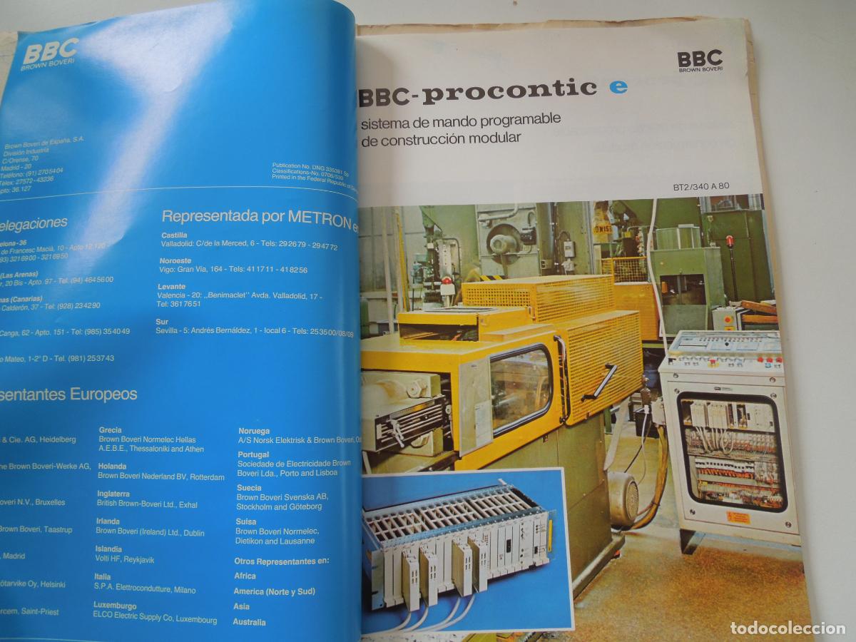 Libros de segunda mano: SISTEMA DE MANDO PROGRAMABLE - PROCONTIC B - BBC - BROWN BOVERI Y Y SISTEMA ELECTRONICO -BBC SIGMA - Foto 5