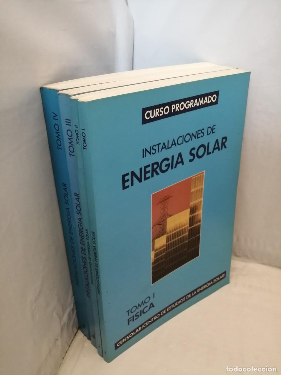 Libros de segunda mano: CENSOLAR. Curso Programado Instalaciones de Energ&iacute;a Solar, 4 Tomos - Foto 4