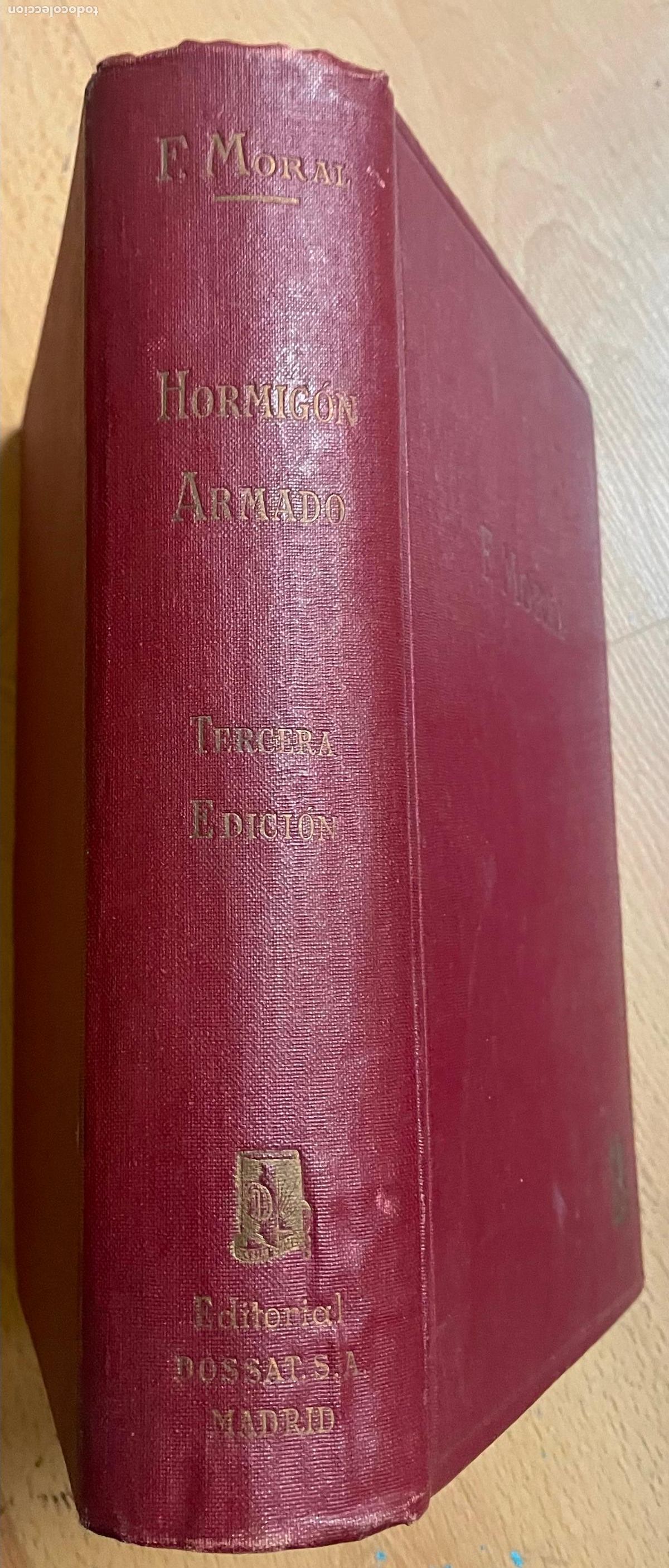 Libros de segunda mano: HORMIGON ARMADO Fernando Moral, - Foto 2