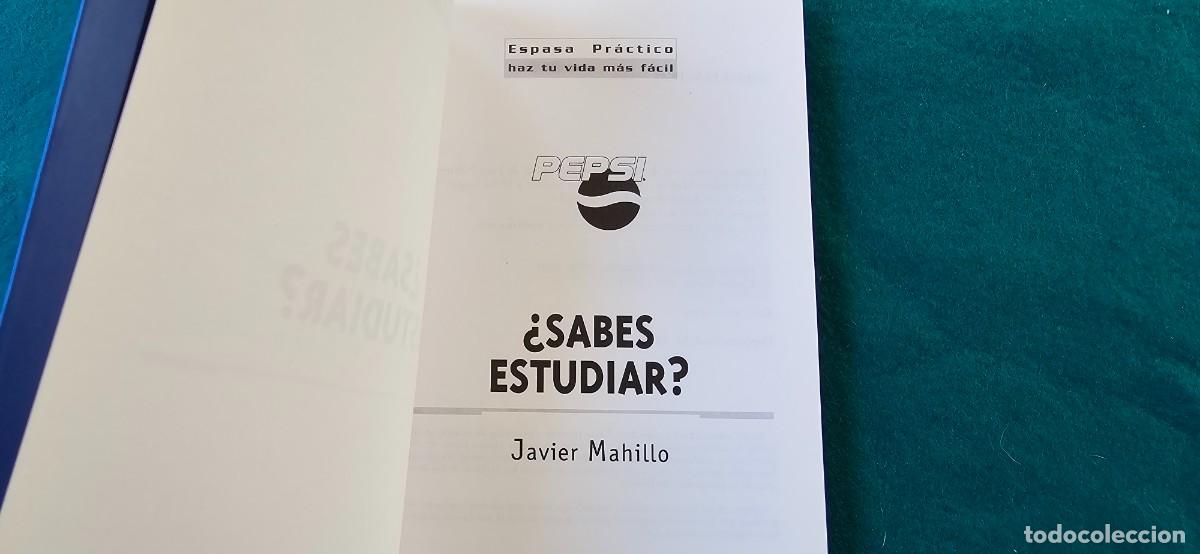 Libros de segunda mano: LIBRO &iquest;SABES ESTUDIAR? (2002) JAVIER MAHILLO - ED. ESPASA - Foto 2
