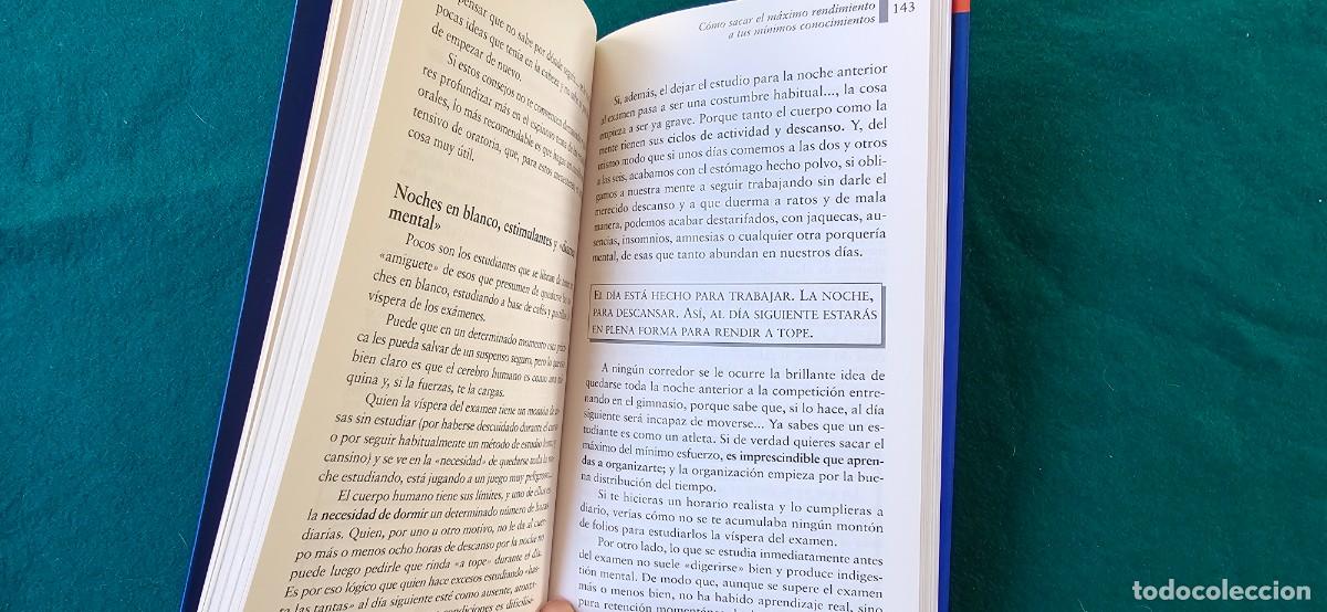 Libros de segunda mano: LIBRO &iquest;SABES ESTUDIAR? (2002) JAVIER MAHILLO - ED. ESPASA - Foto 4