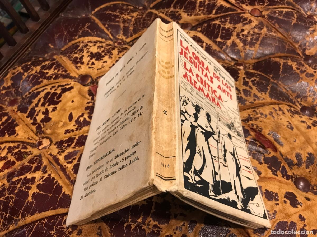 Gebrauchte B&uuml;cher: AMADO GONZ&Aacute;LEZ. LA OBRA DE LOS JESU&Iacute;TAS ANTE LA CR&Iacute;TICA ALEMANA. 1933, BURGOS