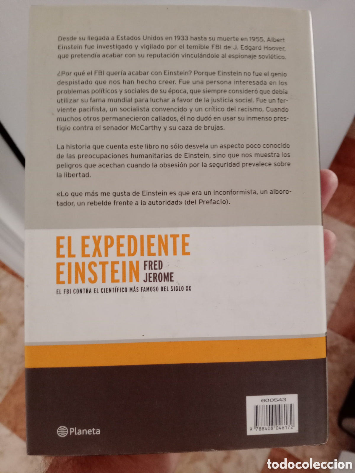 Libros de segunda mano: el expediente Einstein fred Jerome - Foto 2