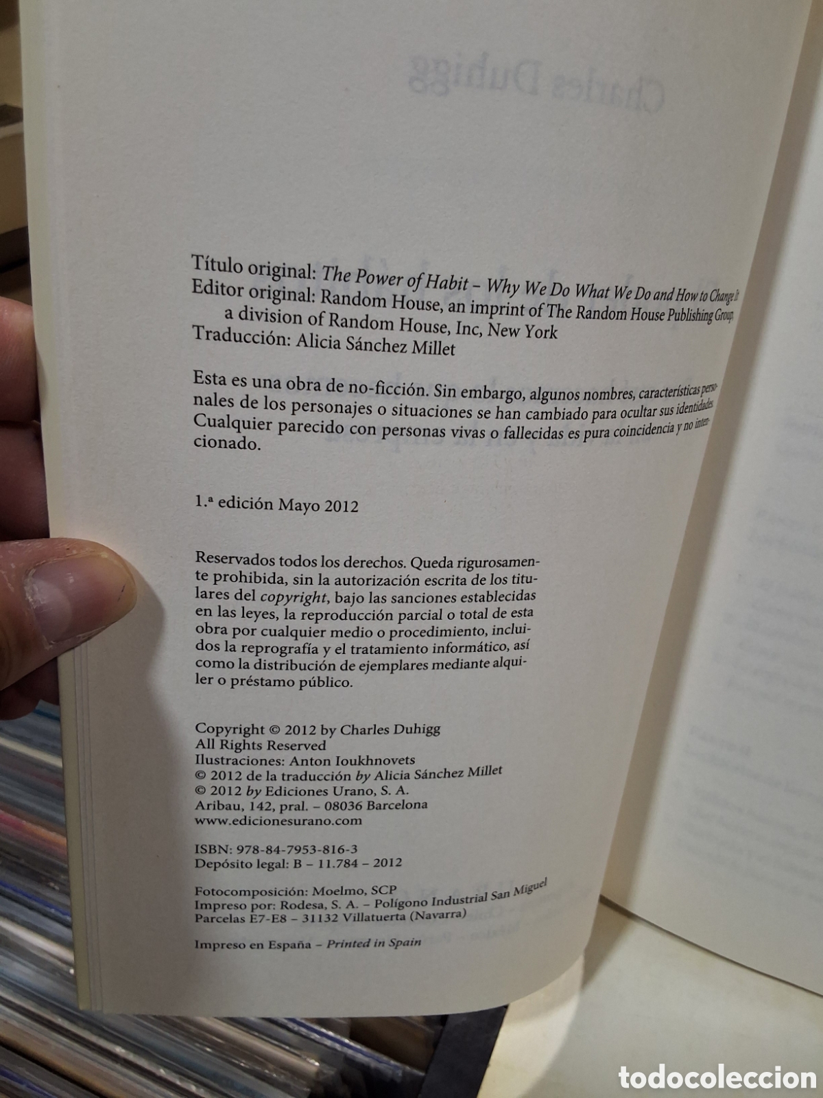 Libros de segunda mano: EL PODER DE LOS H&Aacute;BITOS - CHARLES DUHIGG - Foto 6