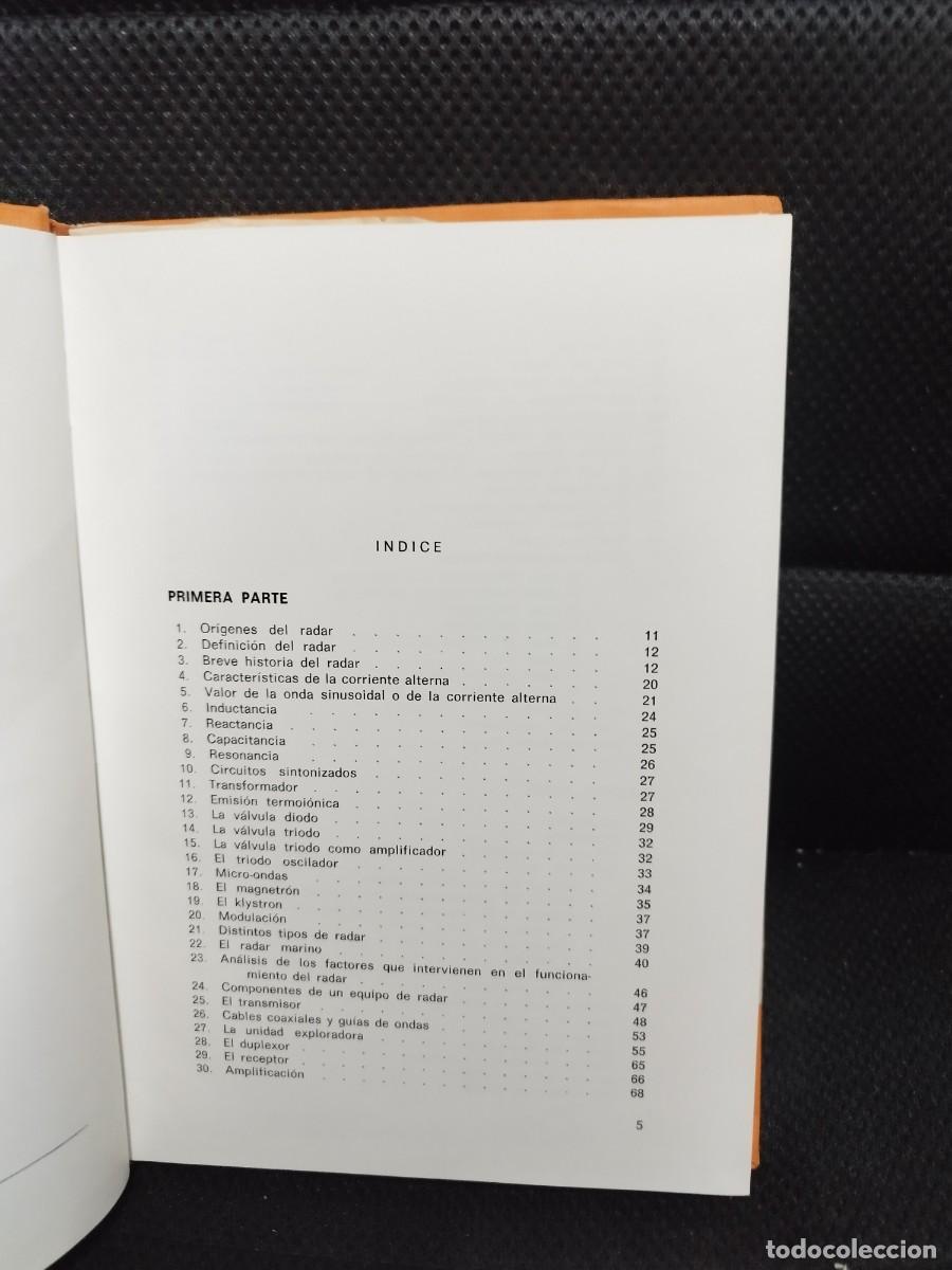 Libros de segunda mano: Elementos de Radar 1974 N&aacute;utica Navegaci&oacute;n - Foto 3