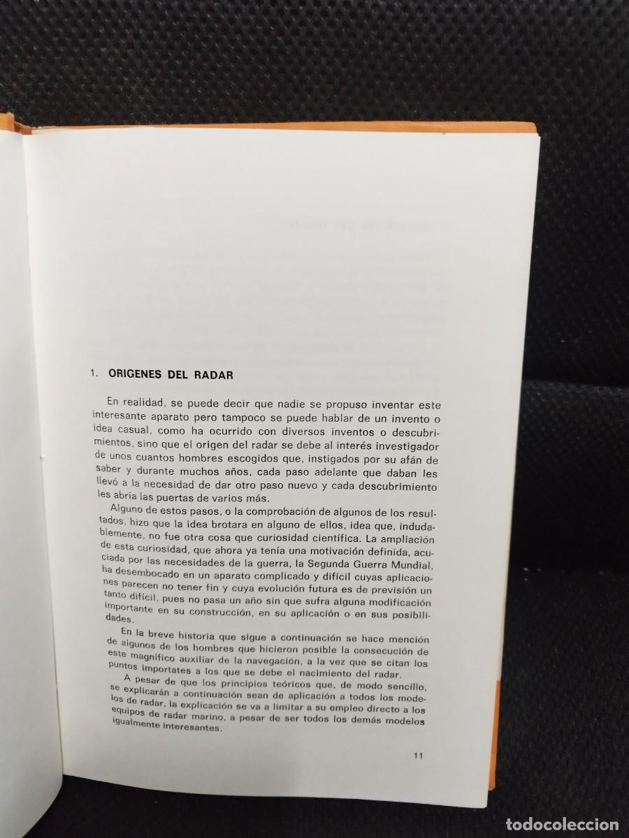 Libros de segunda mano: Elementos de Radar 1974 N&aacute;utica Navegaci&oacute;n - Foto 4