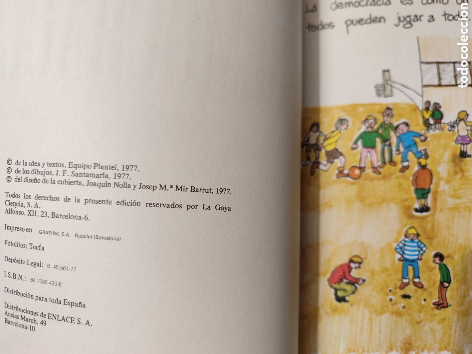 Libros de segunda mano: C&oacute;mo puede ser la democracia. 1977. La Gaya Ciencia. - Foto 2