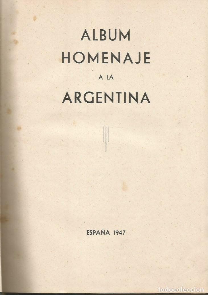 Libros de segunda mano: ALBUM HOMENAJE A LA ARGENTINA - 1947 - Foto 2