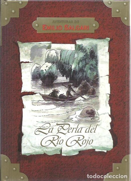 Libros de segunda mano: AVENTURAS DE EMILIO SALGARI LA PERLA DEL RIO ROJO EDICIONES RUEDA - Foto 1