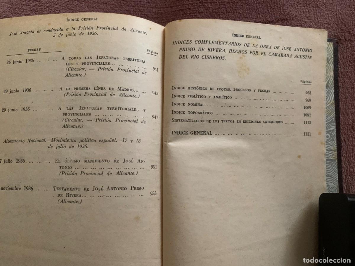 Libros de segunda mano: Jos&eacute; Antonio Primo de Rivera: Obras completas (1954) - Foto 5