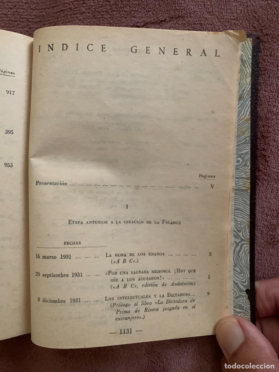 Libros de segunda mano: Jos&eacute; Antonio Primo de Rivera: Obras completas (1954) - Foto 6