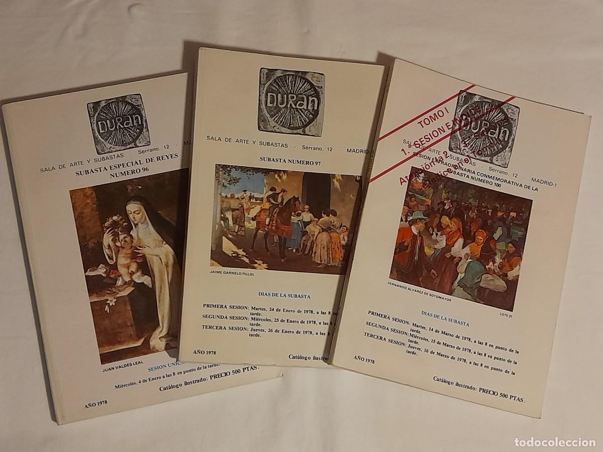 Libros de segunda mano: DURAN. SALA DE ARTE Y SUBASTAS. - Foto 1