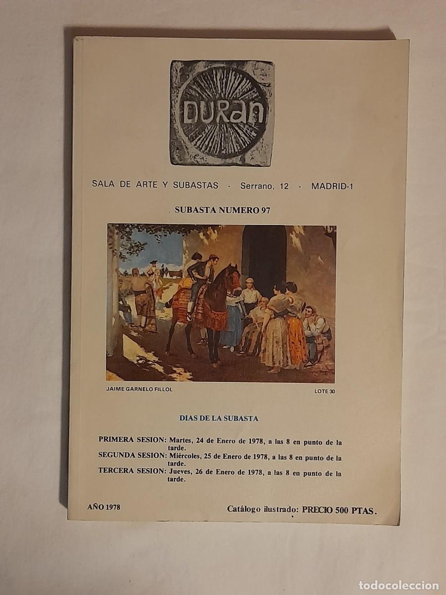 Libros de segunda mano: DURAN. SALA DE ARTE Y SUBASTAS. - Foto 6