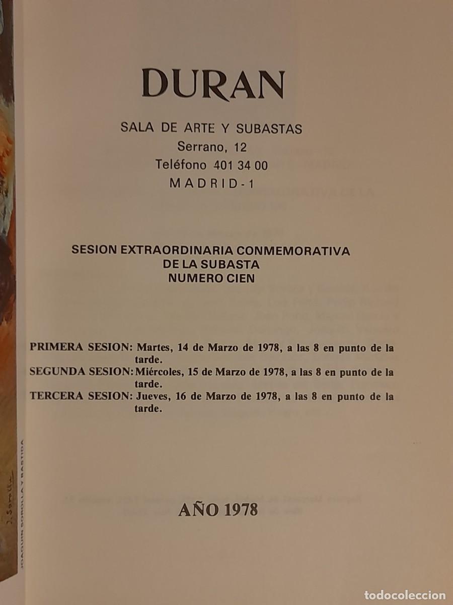 Libros de segunda mano: DURAN. SALA DE ARTE Y SUBASTAS. - Foto 12