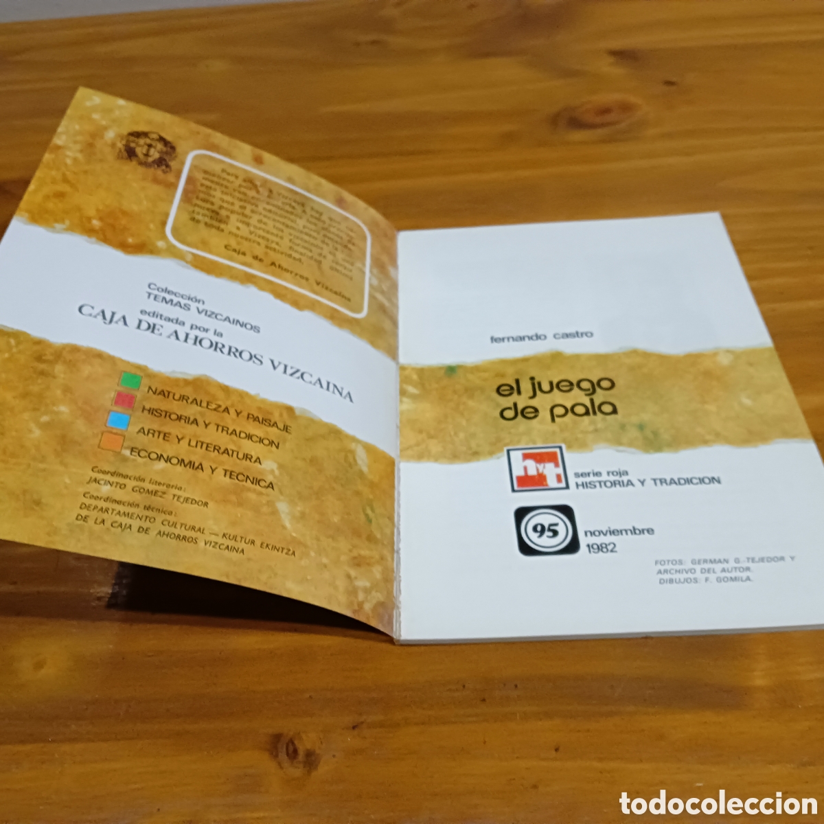 Libros de segunda mano: El juego de pala Fernando Castro. - Foto 2