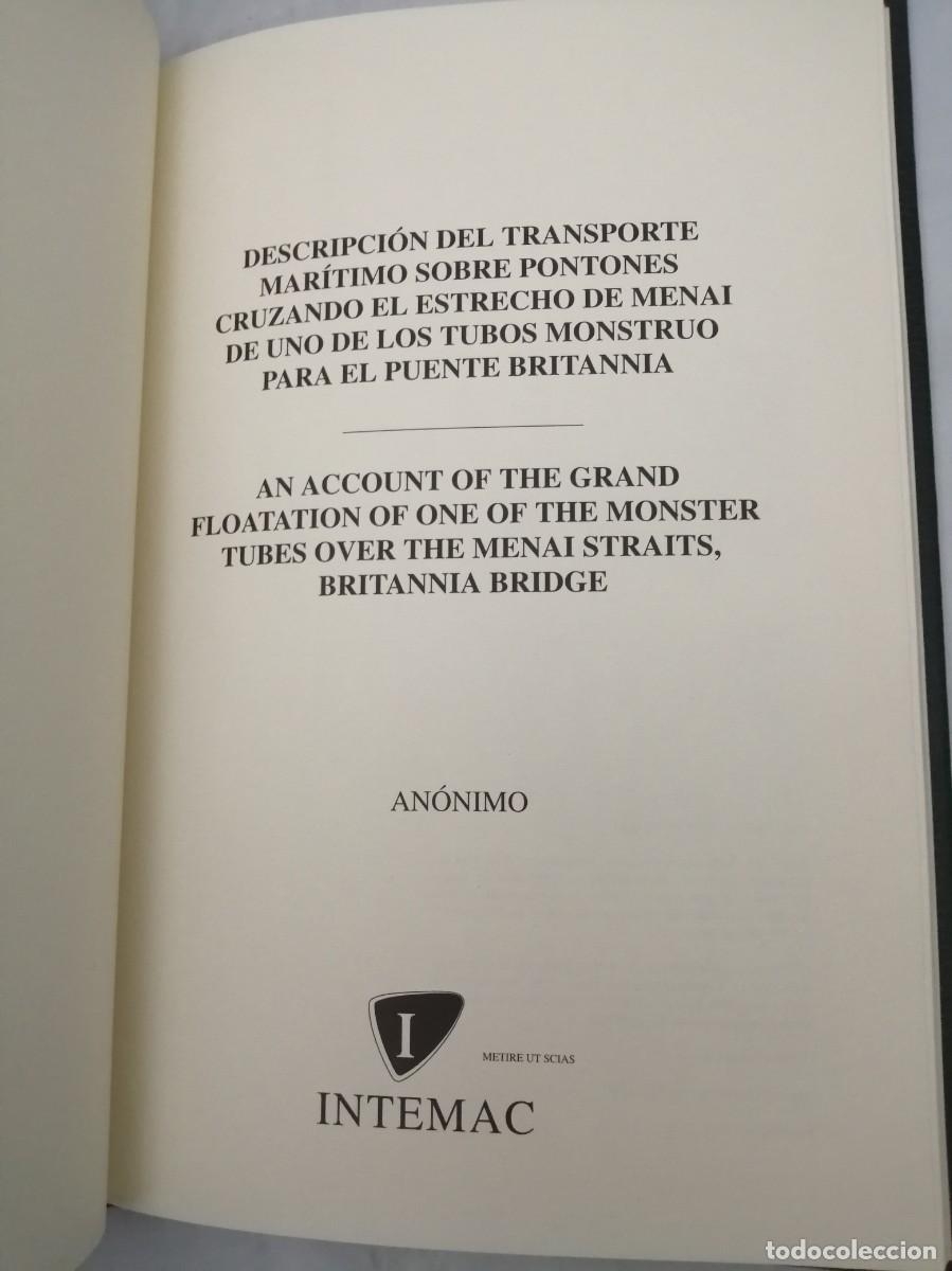 Libros de segunda mano: PUENTE BRITANNIA (Edici&oacute;n numerada de 1300 ejemplares) - Foto 3