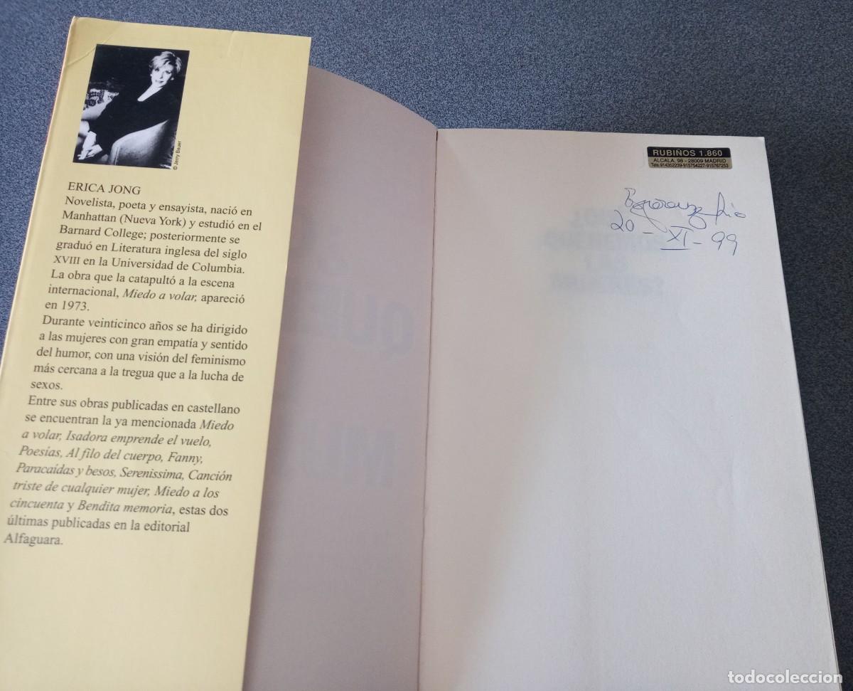 Libros de segunda mano: Que Queremos Las Mujeres Erica Jong - Foto 3