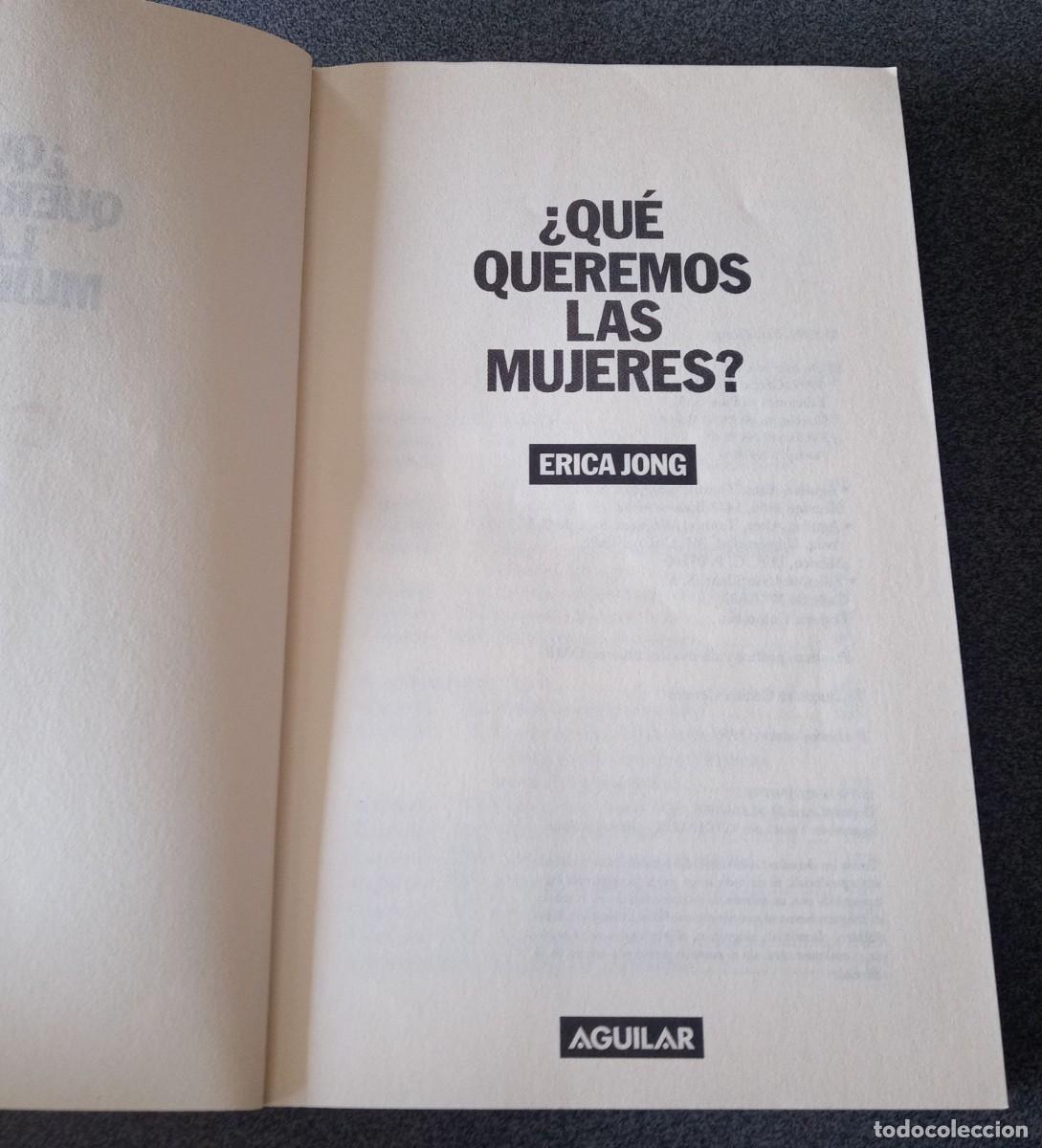Libros de segunda mano: Que Queremos Las Mujeres Erica Jong - Foto 4