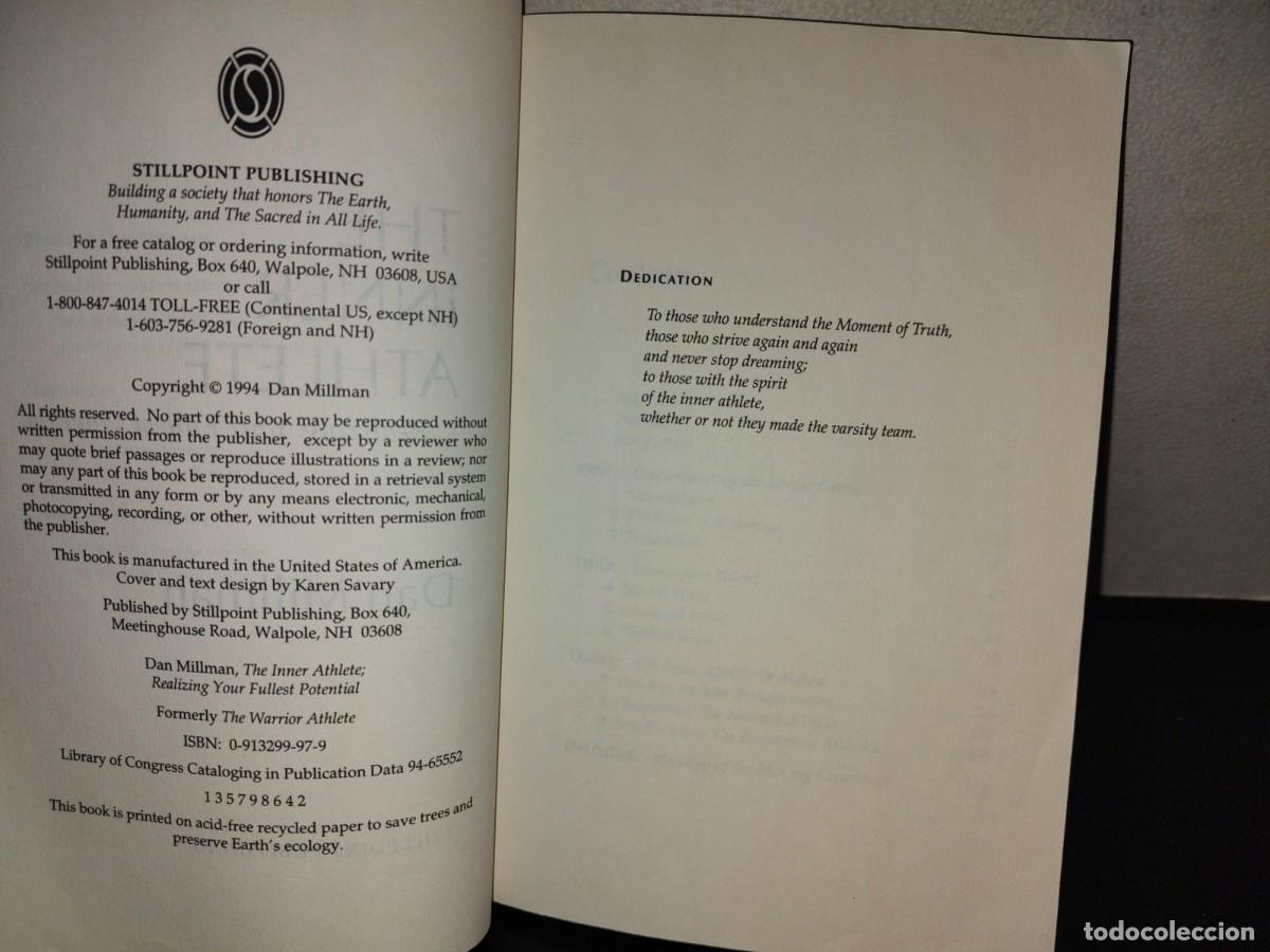 Libros de segunda mano: 114- THE INNER ATHLETE. REALIZING YOUR FULLEST POTENTIAL - DAN MILLMAN - Foto 5