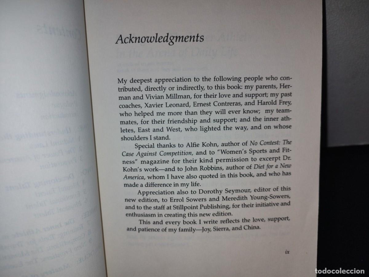 Libros de segunda mano: 114- THE INNER ATHLETE. REALIZING YOUR FULLEST POTENTIAL - DAN MILLMAN - Foto 7