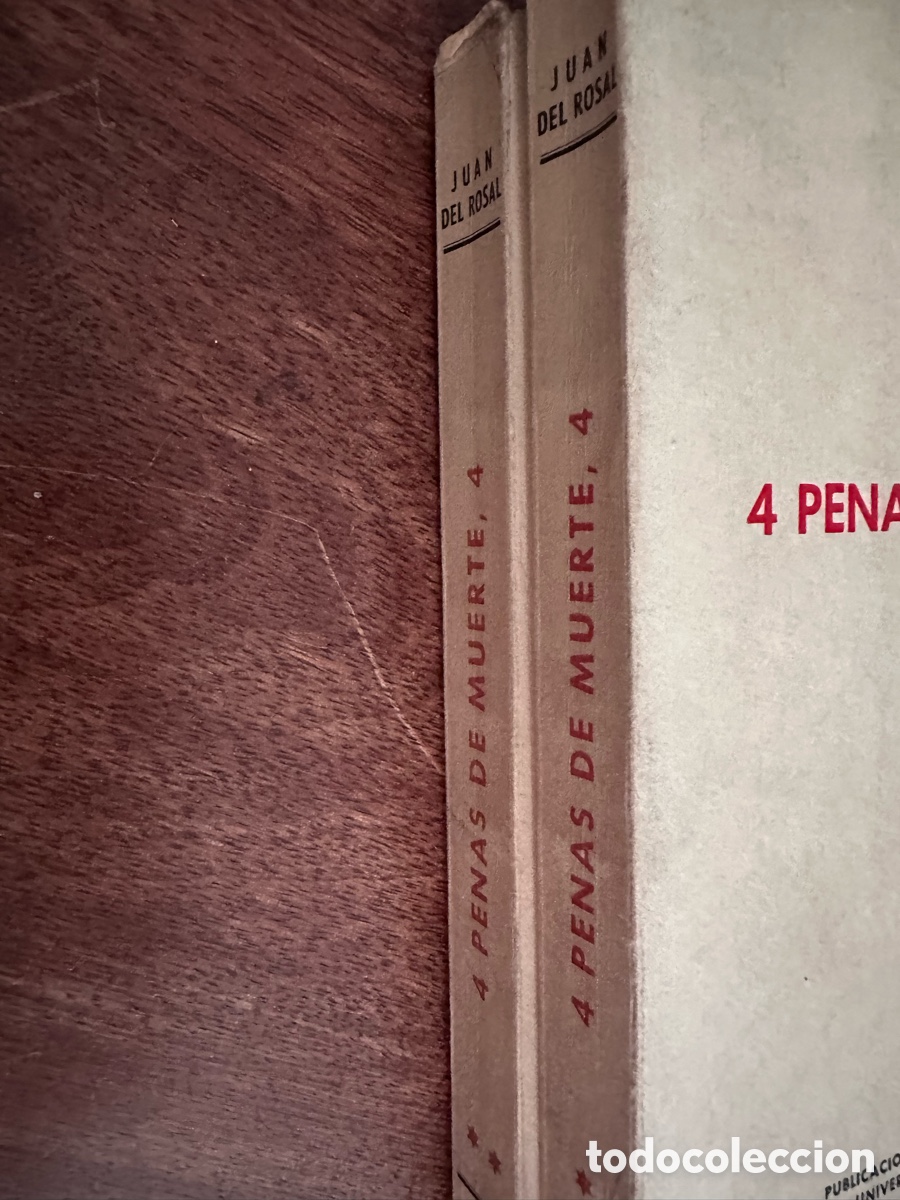Libros de segunda mano: 4 penas de muerte Teor&iacute;a y Pr&aacute;ctica Juan del Rosal - Foto 3