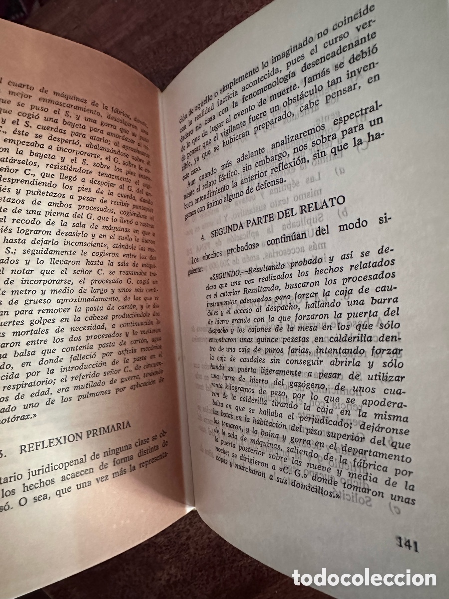 Libros de segunda mano: 4 penas de muerte Teor&iacute;a y Pr&aacute;ctica Juan del Rosal - Foto 4