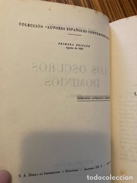 Libros de segunda mano: LOS OSCUROS DOMINIOS - CESAR GONZALEZ-RUANO - Foto 2
