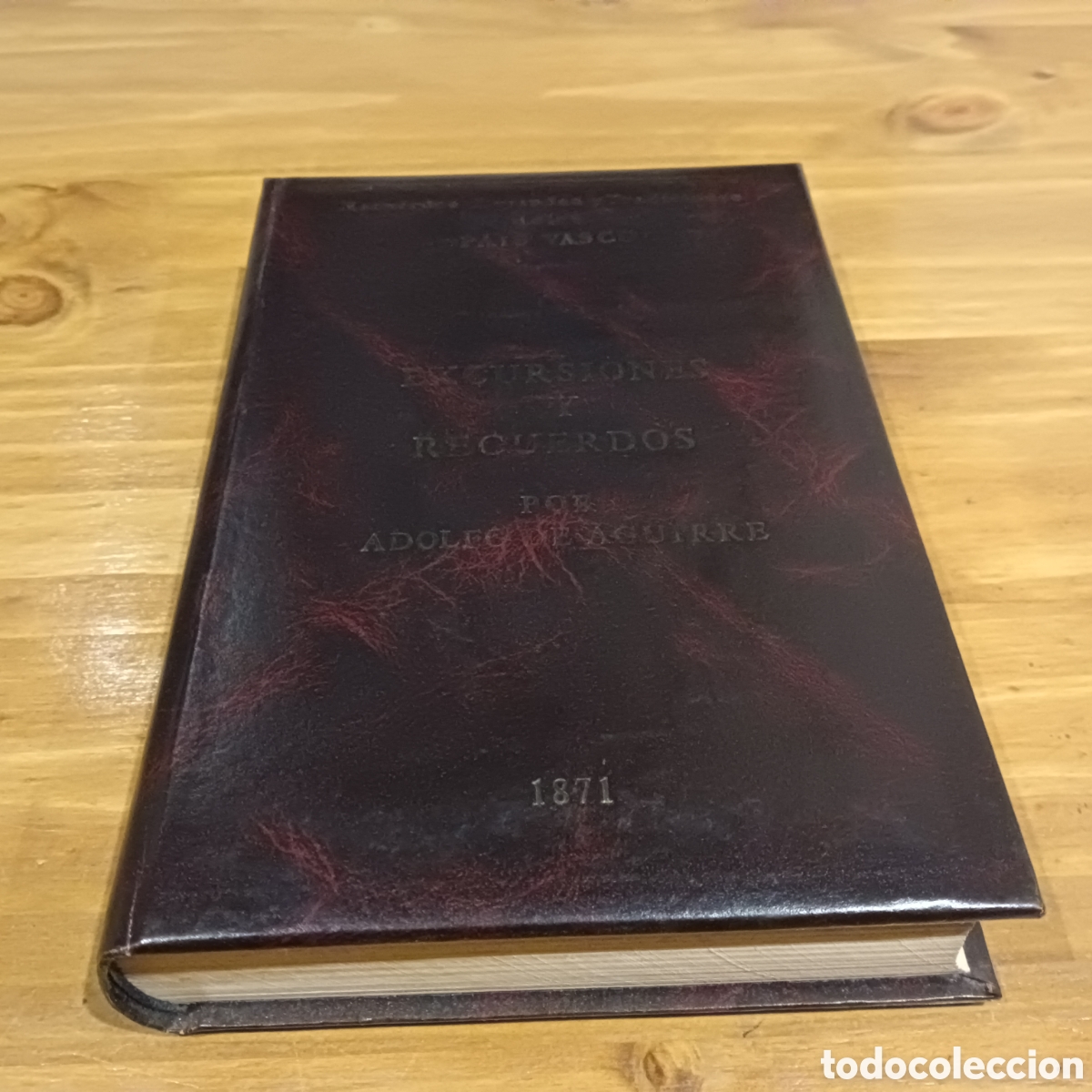 Libros de segunda mano: Excursiones y recuerdos por Adolfo de Aguirre - Foto 1