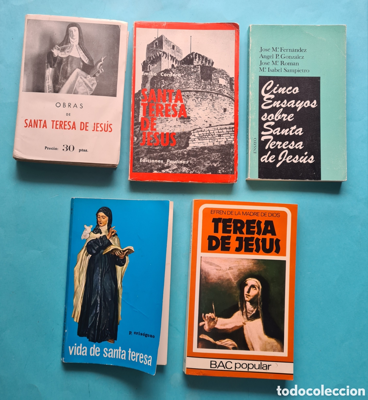 Libros de segunda mano: LOTE DE 5 LIBROS SOBRE SANTA TERESA DE JESUS - Foto 1
