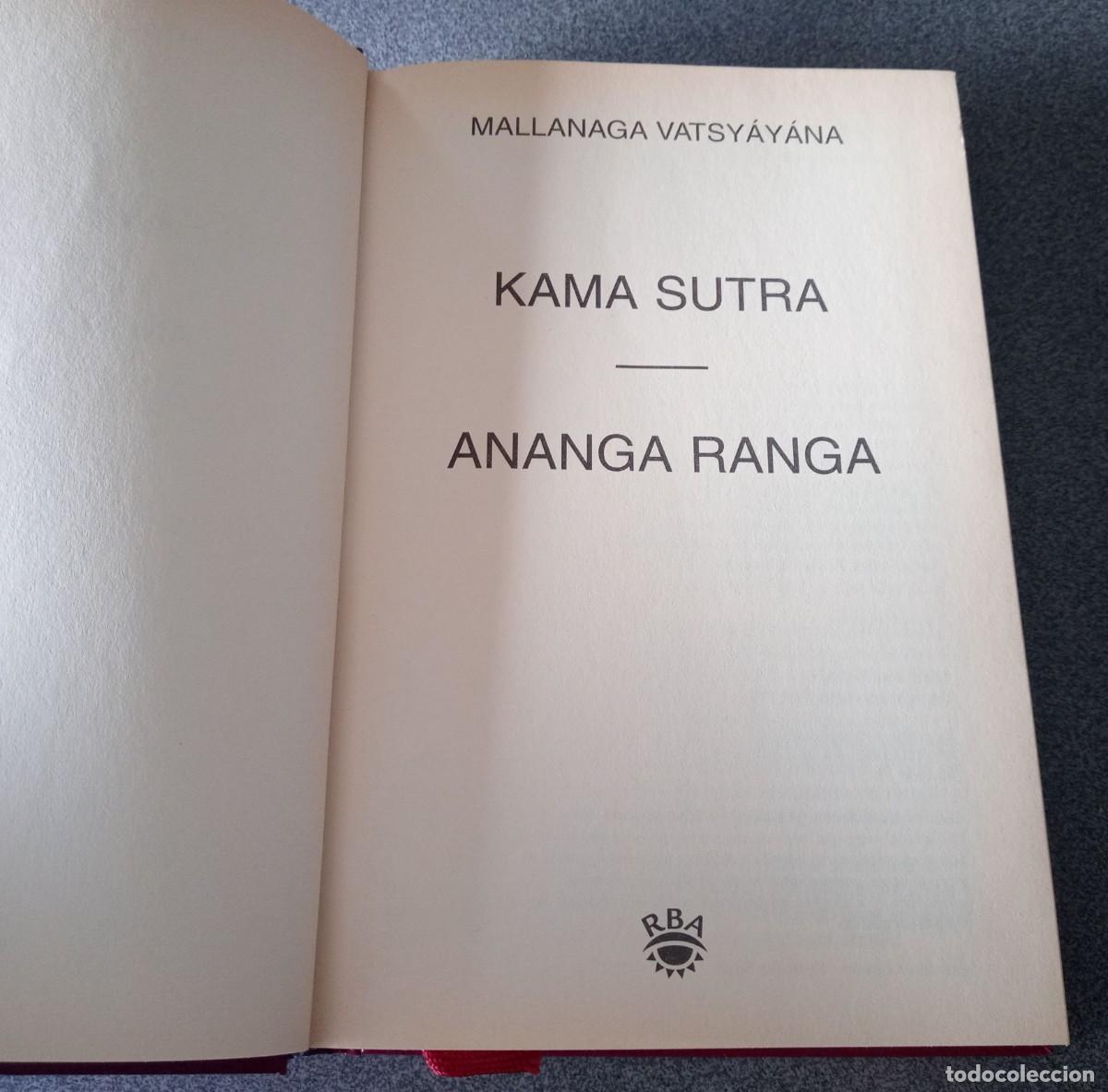 Libros de segunda mano: Kama Sutra Ananga Ranga Mallanaga Vatsy&aacute;y&aacute;na - Foto 3
