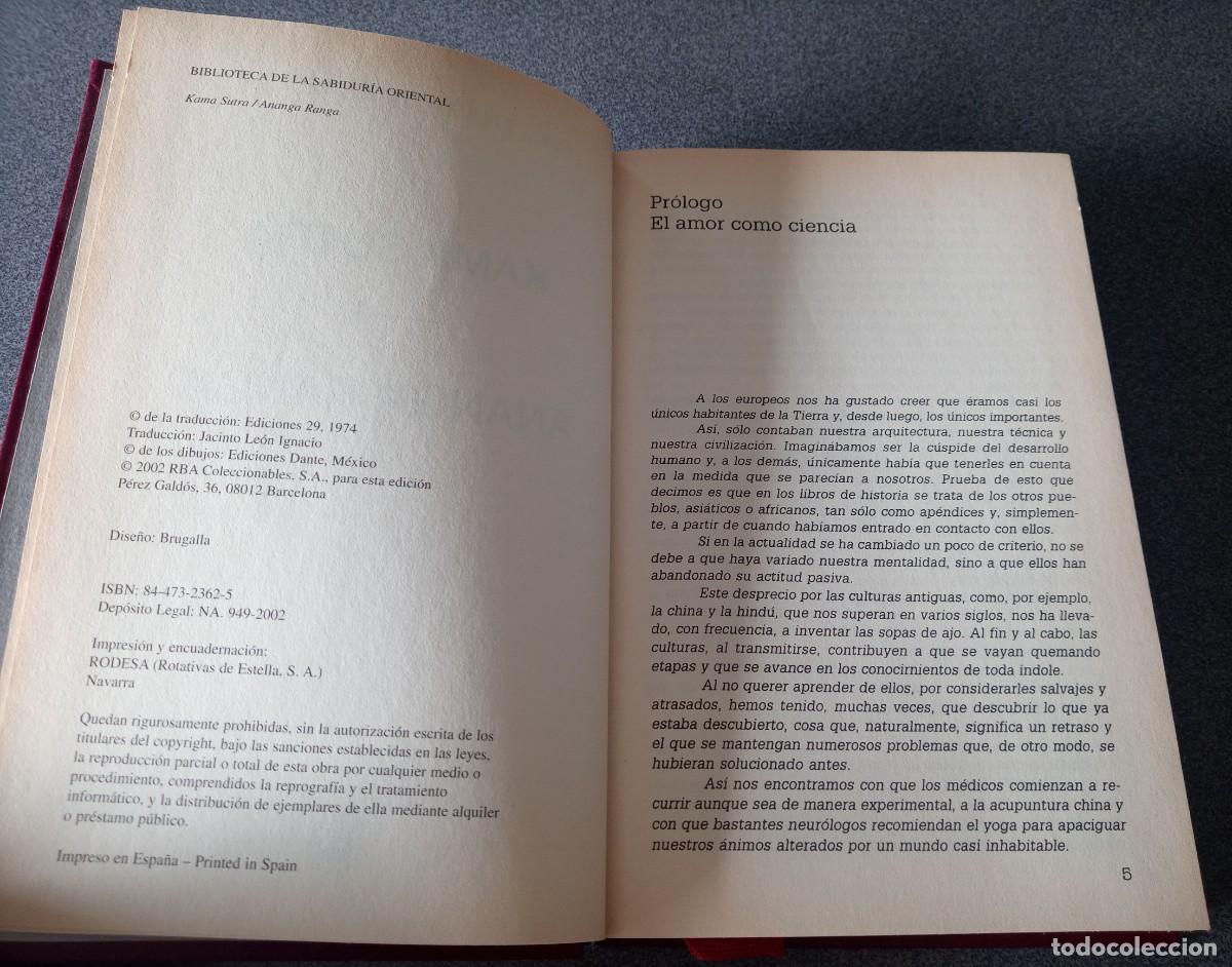 Libros de segunda mano: Kama Sutra Ananga Ranga Mallanaga Vatsy&aacute;y&aacute;na - Foto 4