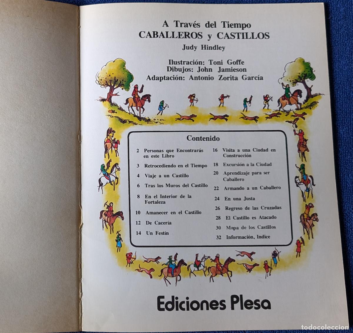 Libros de segunda mano: Caballeros y Castillos - A trav&eacute;s del Tiempo - Plesa - Ediciones SM - Foto 2