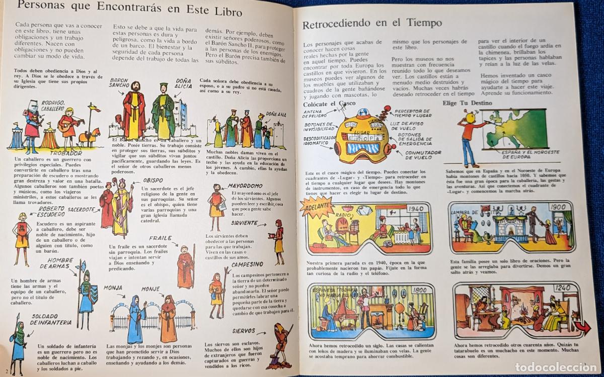 Libros de segunda mano: Caballeros y Castillos - A trav&eacute;s del Tiempo - Plesa - Ediciones SM - Foto 3