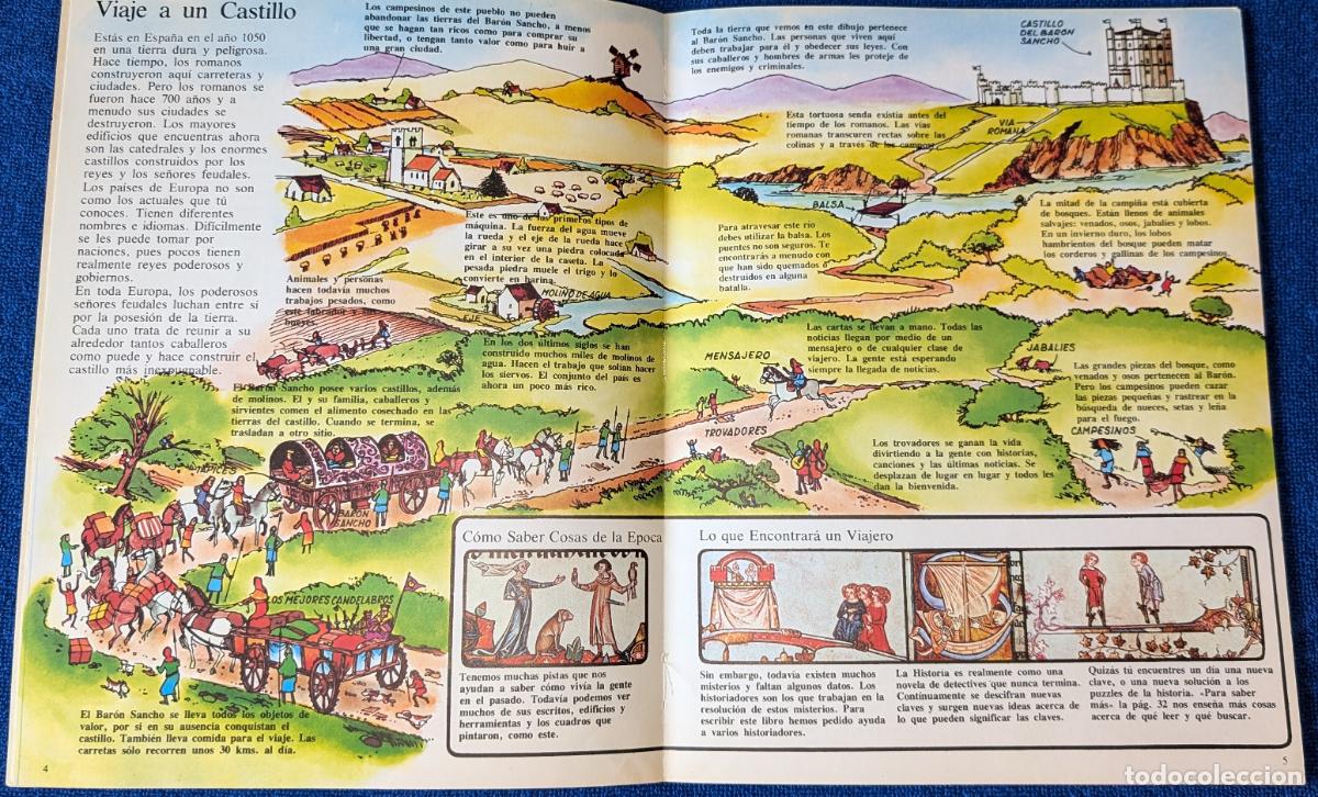 Libros de segunda mano: Caballeros y Castillos - A trav&eacute;s del Tiempo - Plesa - Ediciones SM - Foto 4
