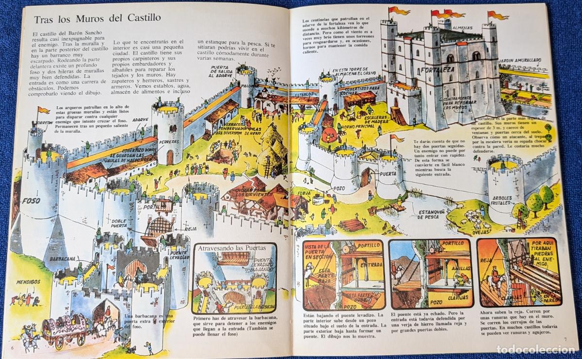 Libros de segunda mano: Caballeros y Castillos - A trav&eacute;s del Tiempo - Plesa - Ediciones SM - Foto 5