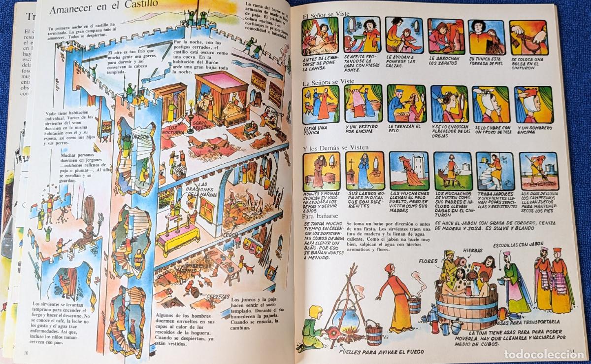 Libros de segunda mano: Caballeros y Castillos - A trav&eacute;s del Tiempo - Plesa - Ediciones SM - Foto 6