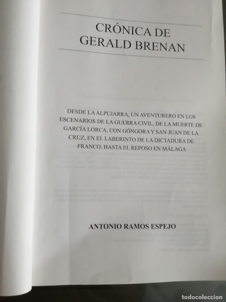 Libros de segunda mano: Antonio Ramos Espejo Cr&oacute;nica de Gerald Brenan - Foto 4