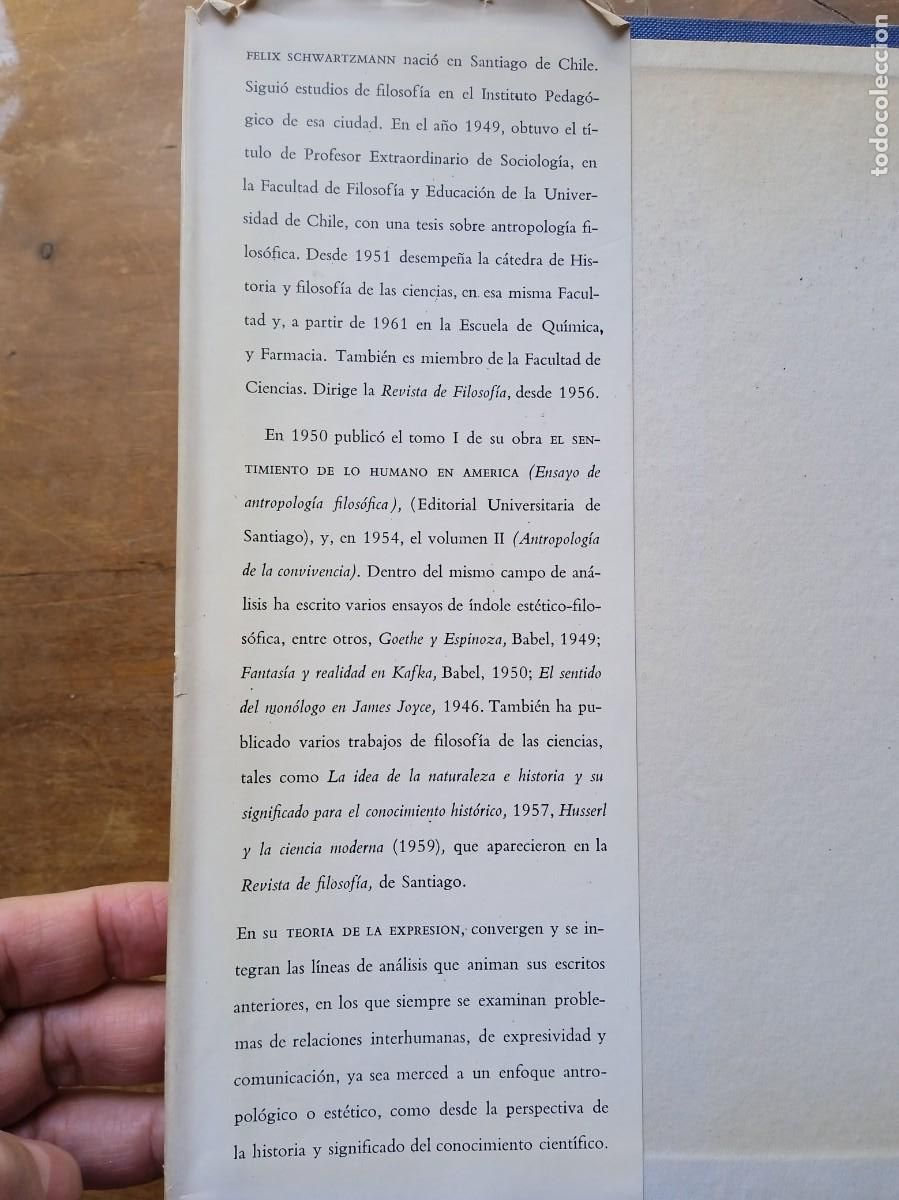 Libros de segunda mano: Felix Schwartzmann. Teor&iacute;a de la Expresi&oacute;n. - Foto 2