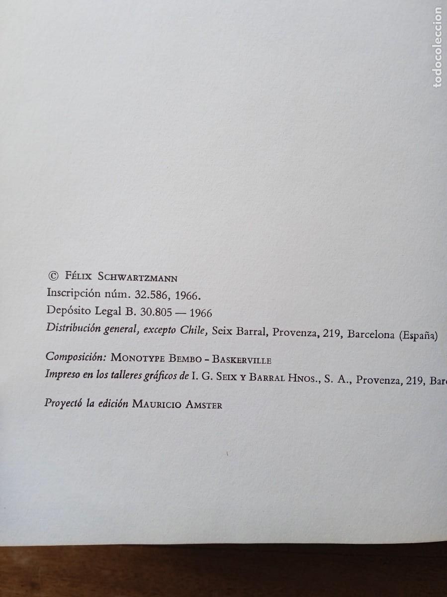 Libros de segunda mano: Felix Schwartzmann. Teor&iacute;a de la Expresi&oacute;n. - Foto 3