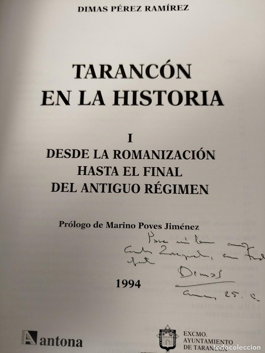 Libros de segunda mano: Taranc&oacute;n en la Historia. Dimas P&eacute;rez Ram&iacute;rez - Foto 4