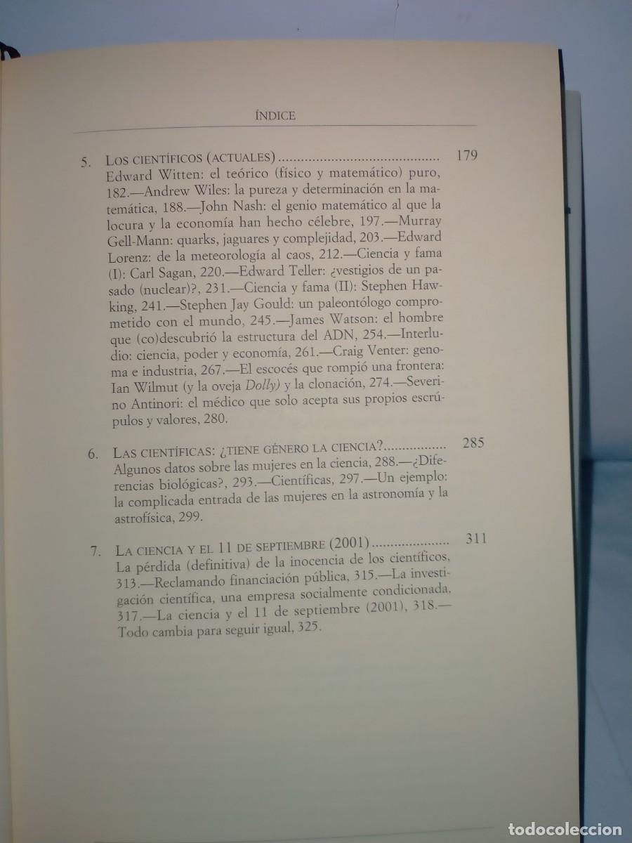 Libros de segunda mano: JOS&Eacute; MANUEL S&Aacute;NCHEZ. LOS MUNDOS DE LA CIENCIA .ESPASA - Foto 4