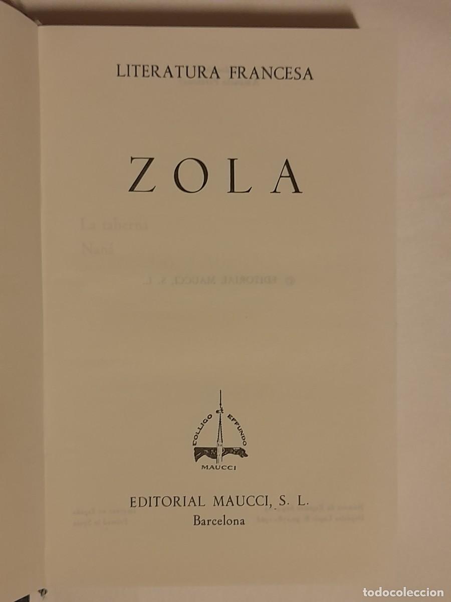 Libros de segunda mano: OBRAS ESTELARES. ZOLA. - Foto 3