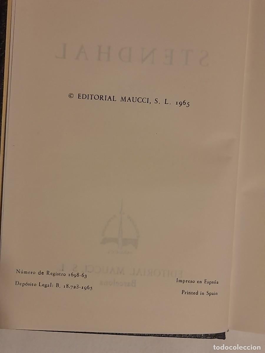 Libros de segunda mano: OBRAS ESTELARES. STENDHAL. - Foto 4