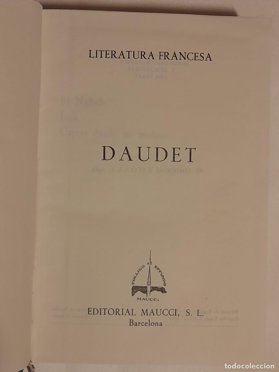 Libros de segunda mano: OBRAS ESTELARES. DAUDET. - Foto 3