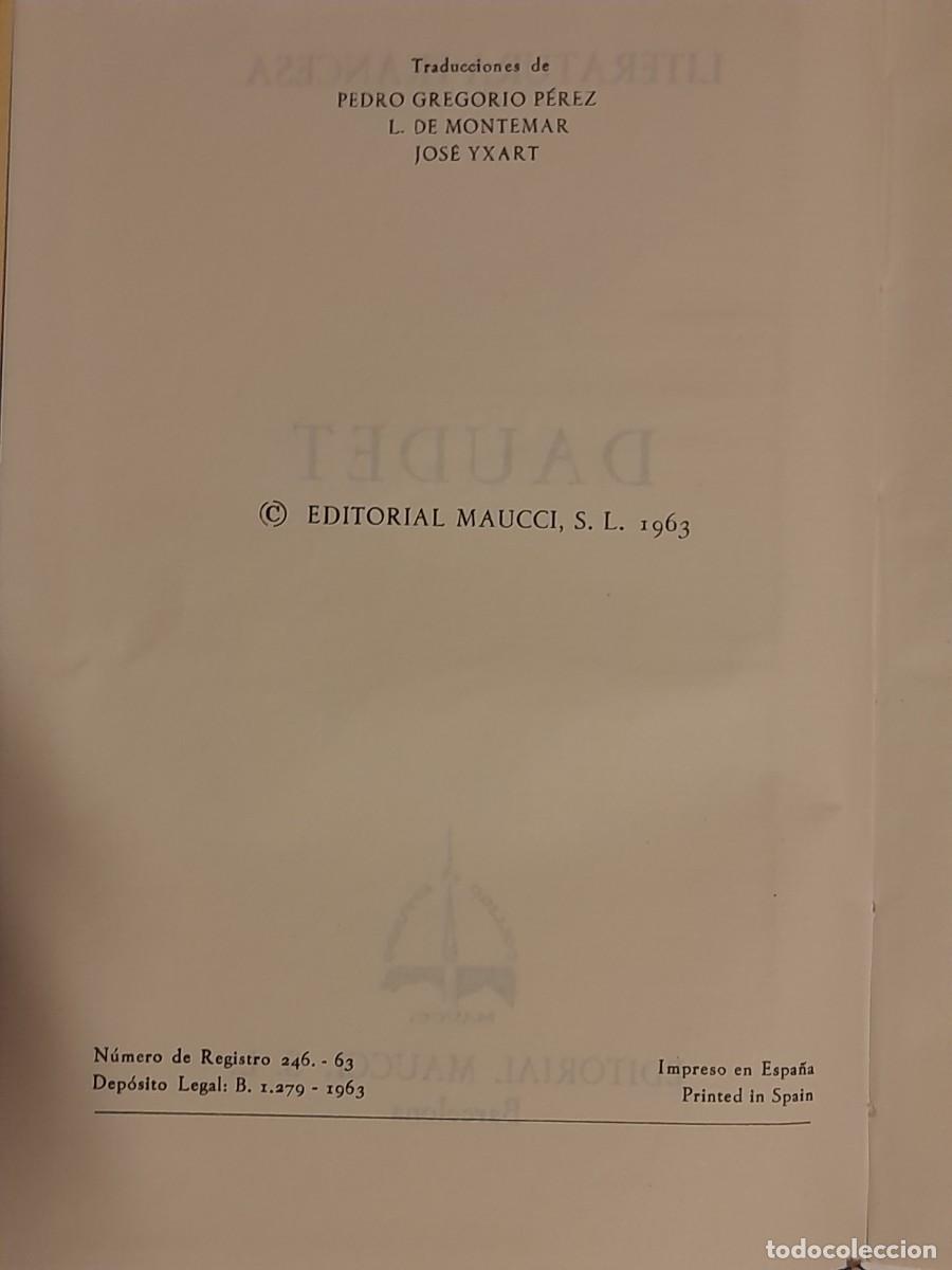 Libros de segunda mano: OBRAS ESTELARES. DAUDET. - Foto 4
