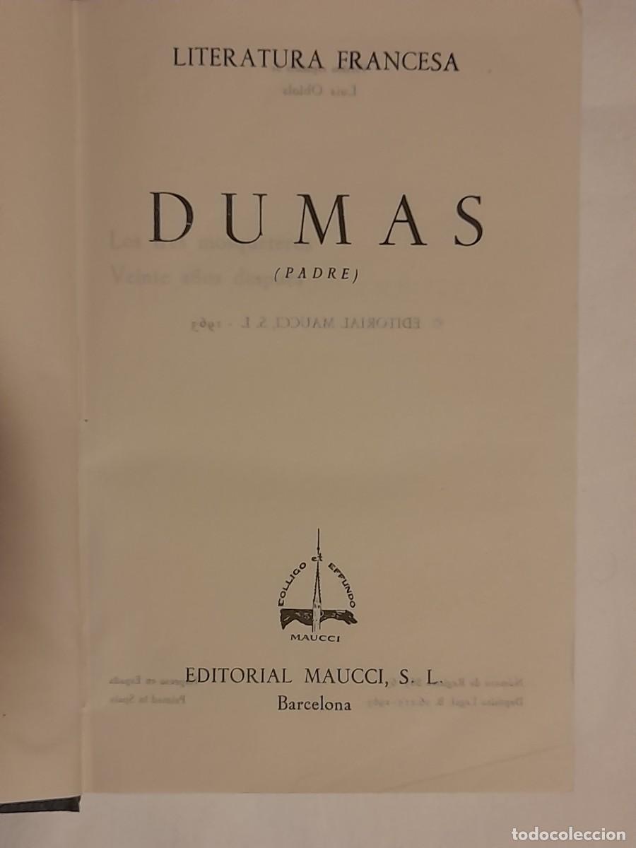 Libros de segunda mano: OBRAS ESTELARES. DUMAS. - Foto 3